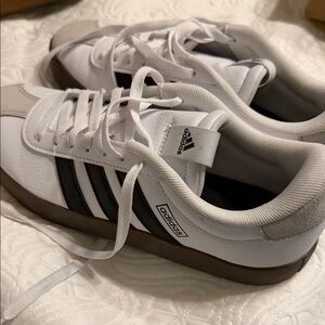 Adidas White and Black Athletic Shoes